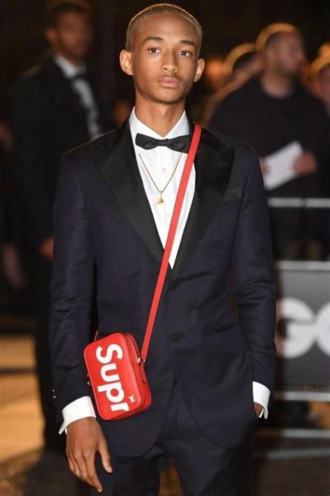 jaden smith lv supreme bag|The cover red Louis Vuitton x Supreme of Jaden Smith in his .